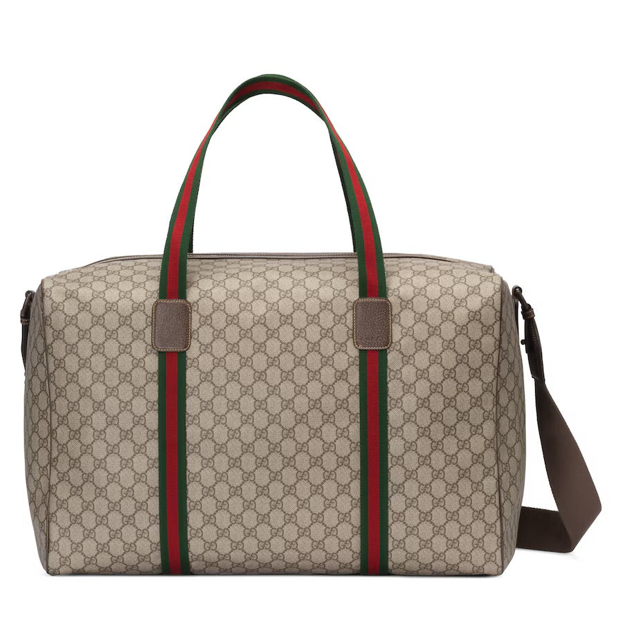 Gucci Large Duffle Bag With Web