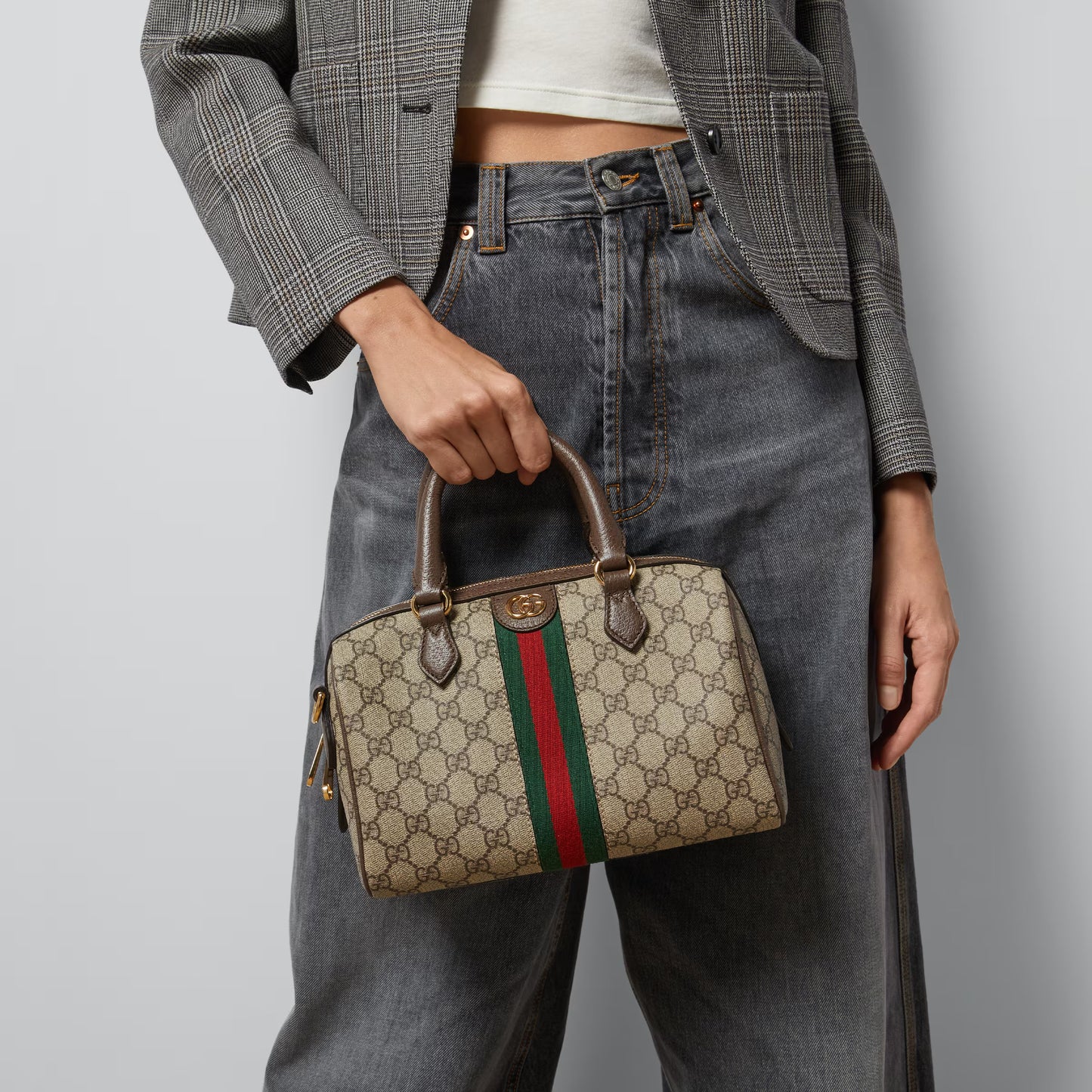 Gucci Ophidia Medium Boston Bag