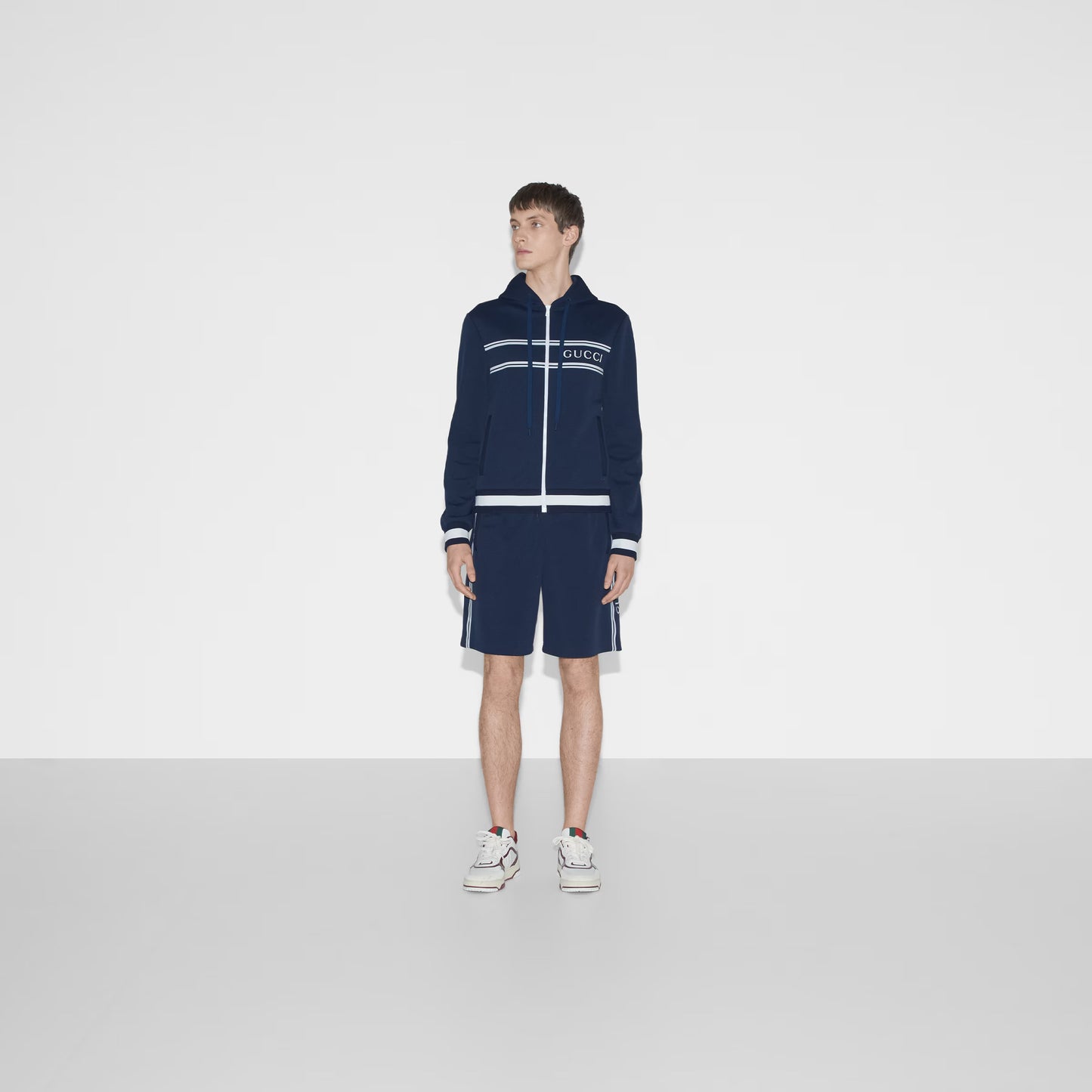 Gucci Technical Jersey Hooded Sweatshirt