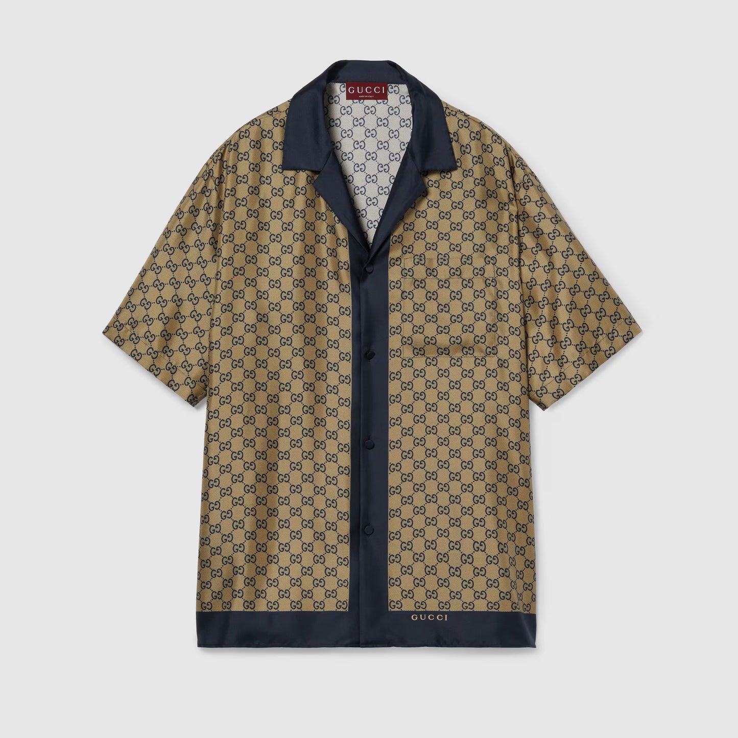 Gucci Printed Silk Shirt