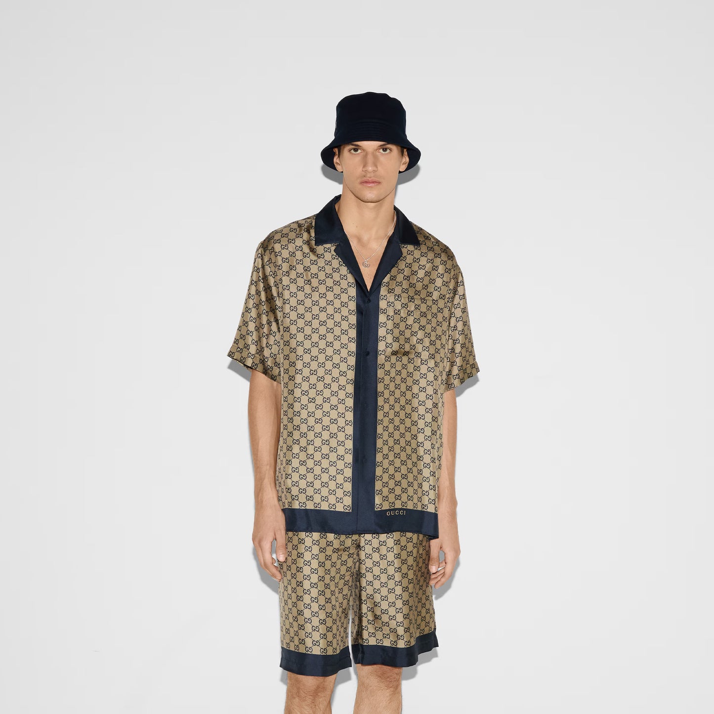 Gucci Printed Silk Shirt