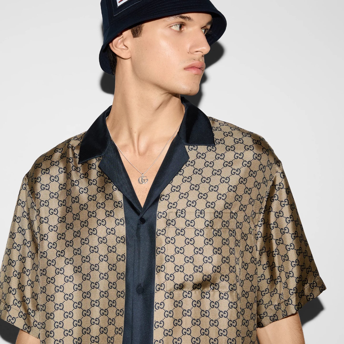 Gucci Printed Silk Shirt