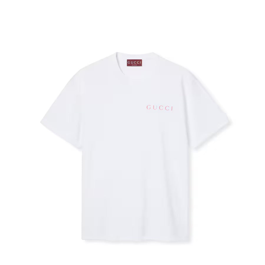 Guuci Printed cotton Jersey T-shirt