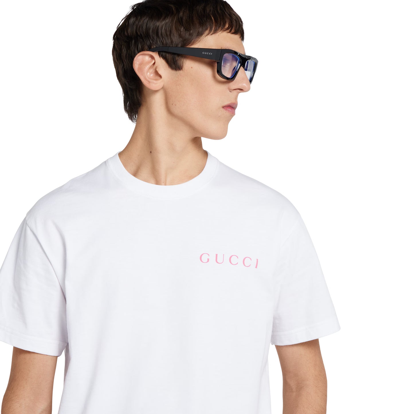 Guuci Printed cotton Jersey T-shirt