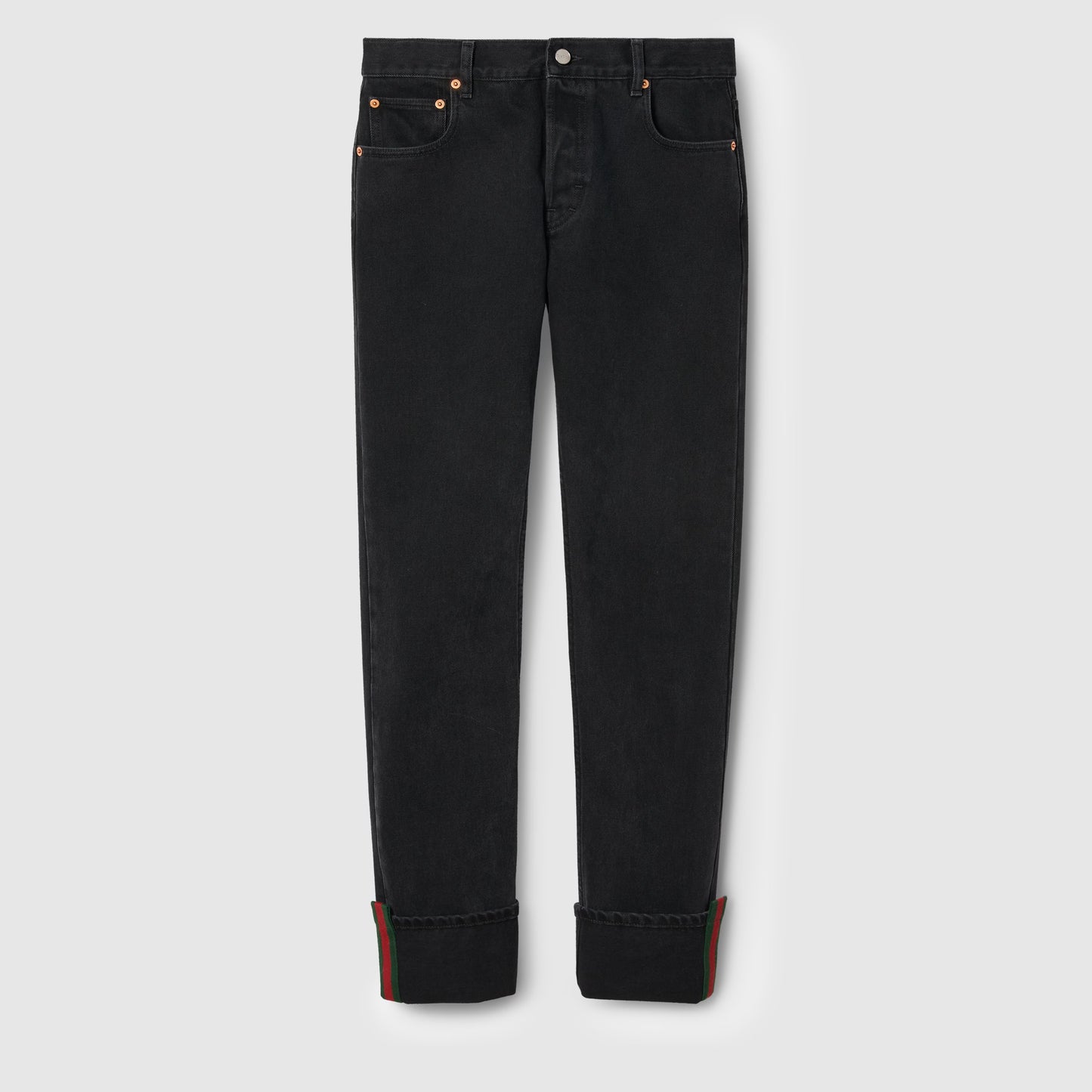 Gucci Denim Pant With Web