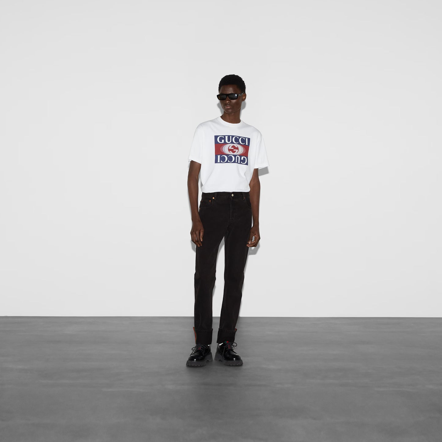Gucci Denim Pant With Web