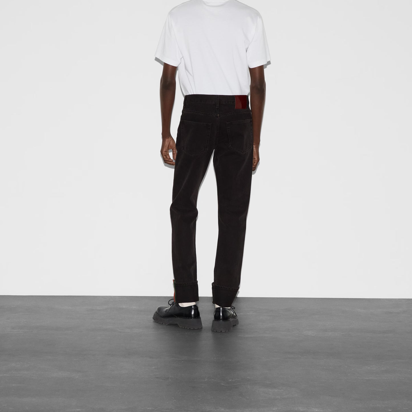 Gucci Denim Pant With Web