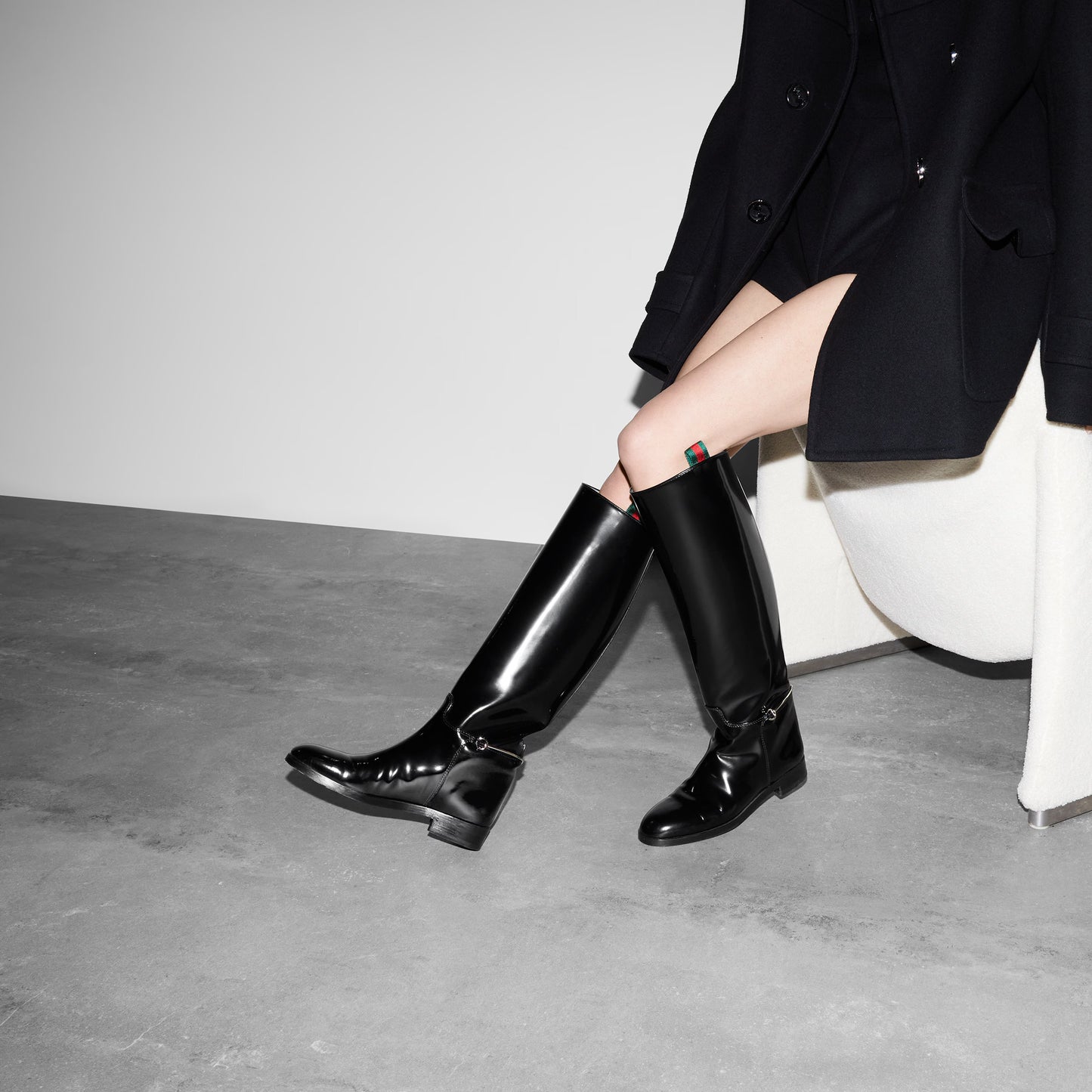 Gucci Slim Horsebit Boot