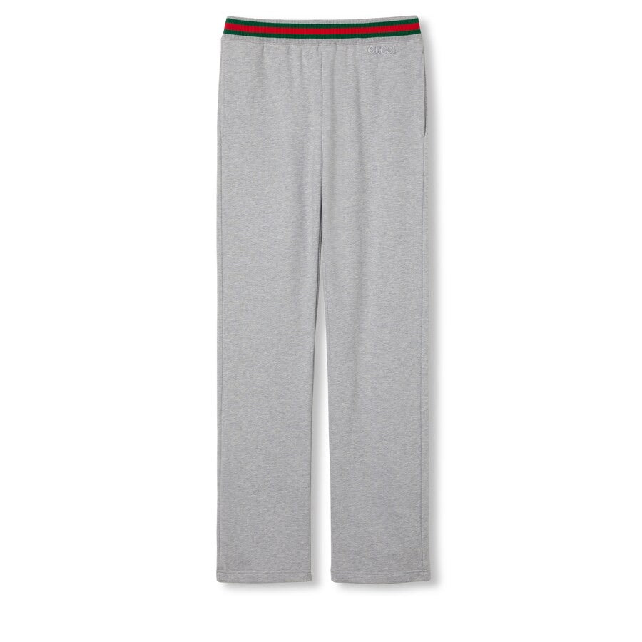 Gucci Cotton Jersey Jogging Pant With Web