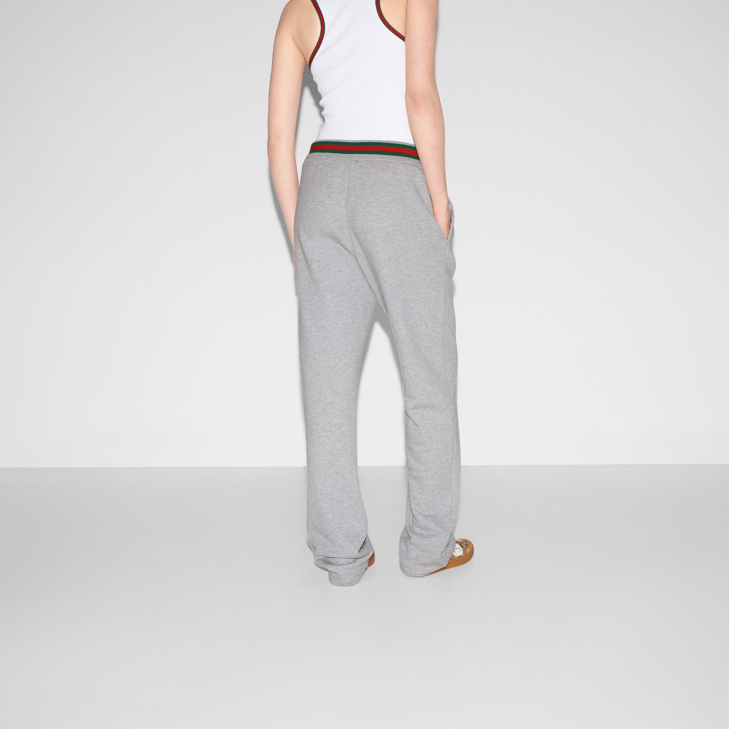 Gucci Cotton Jersey Jogging Pant With Web