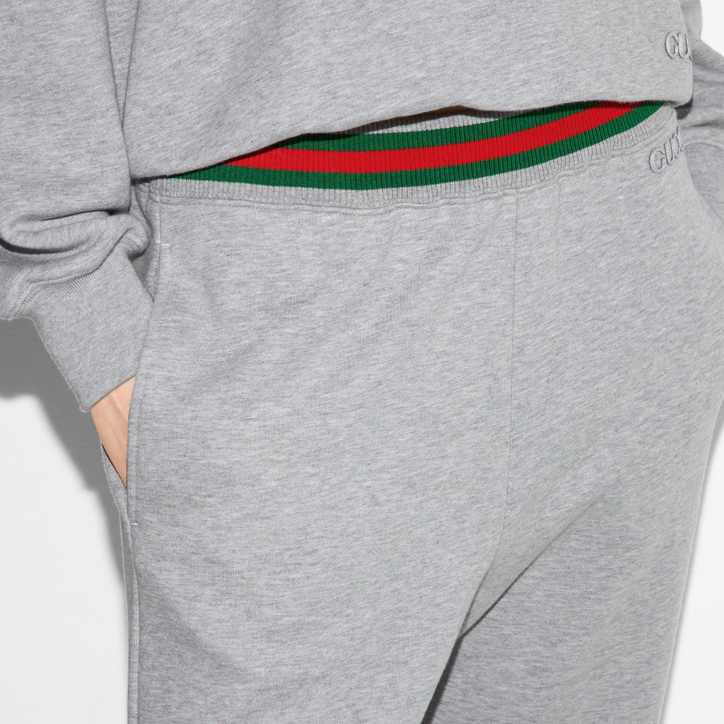 Gucci Cotton Jersey Jogging Pant With Web