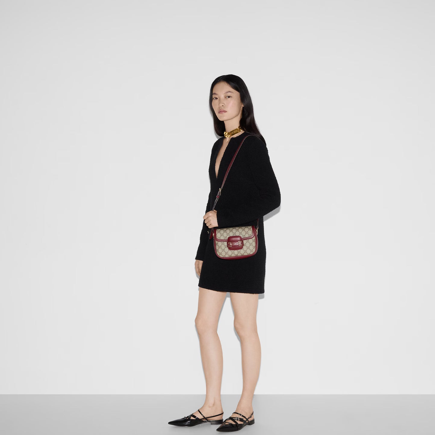 Gucci Horsebit 1955 Soft Small Shoulder Bag