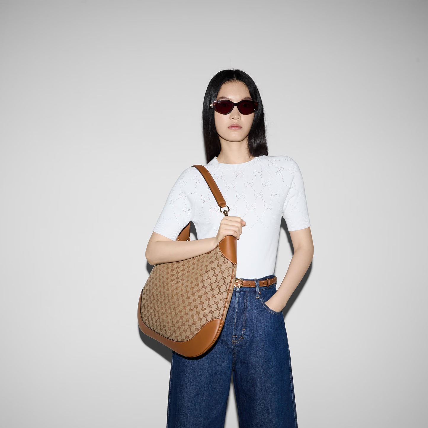 Gucci B Large Shoulder Bag