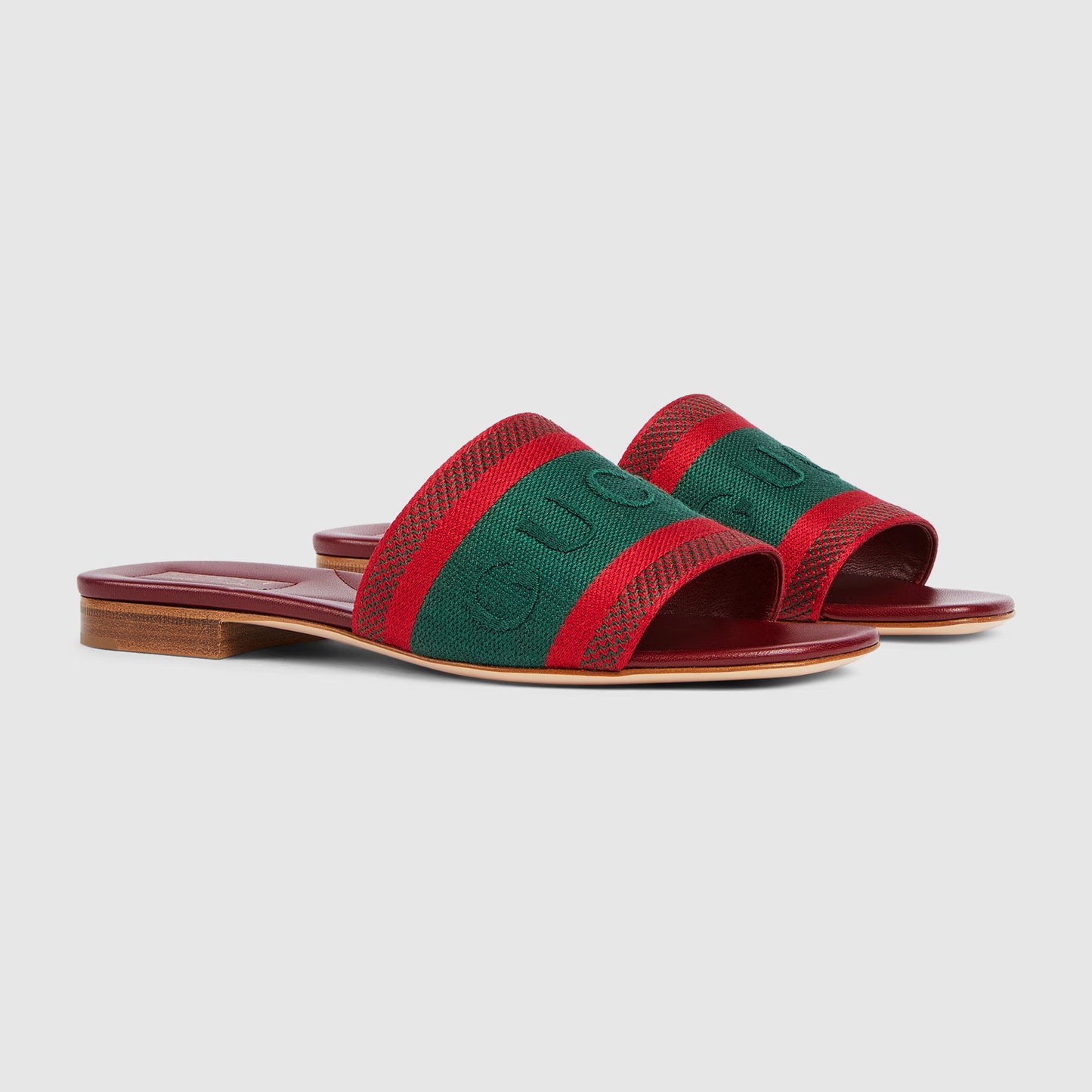 Women's Gucci Slide Sandal With Web