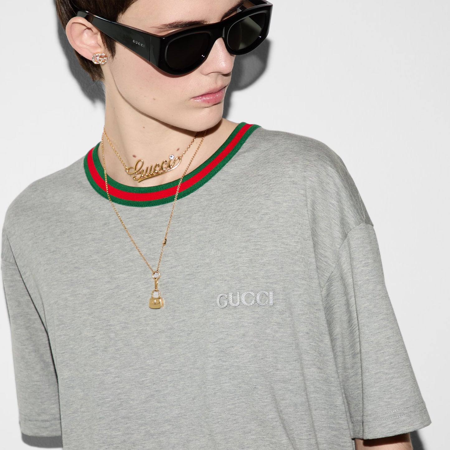 Gucci Jersey T-shirt With Web