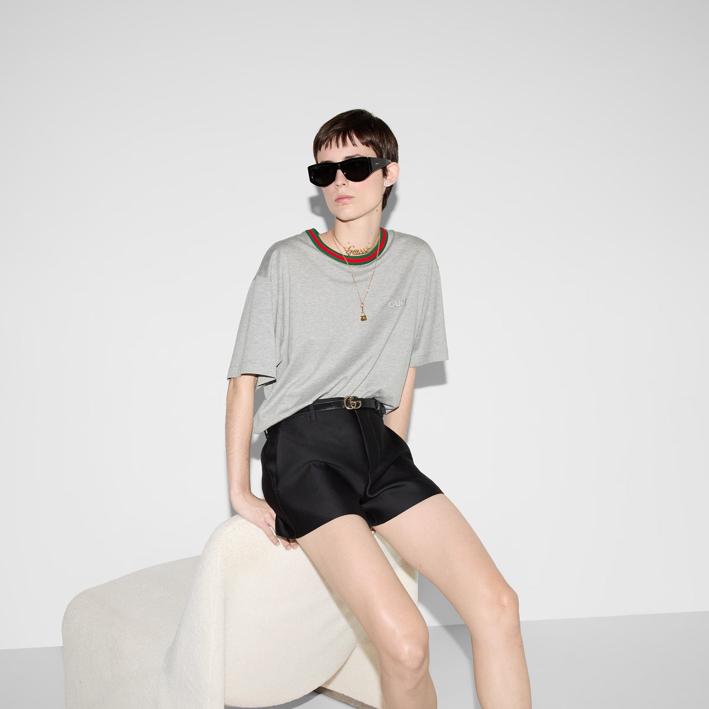 Gucci Jersey T-shirt With Web