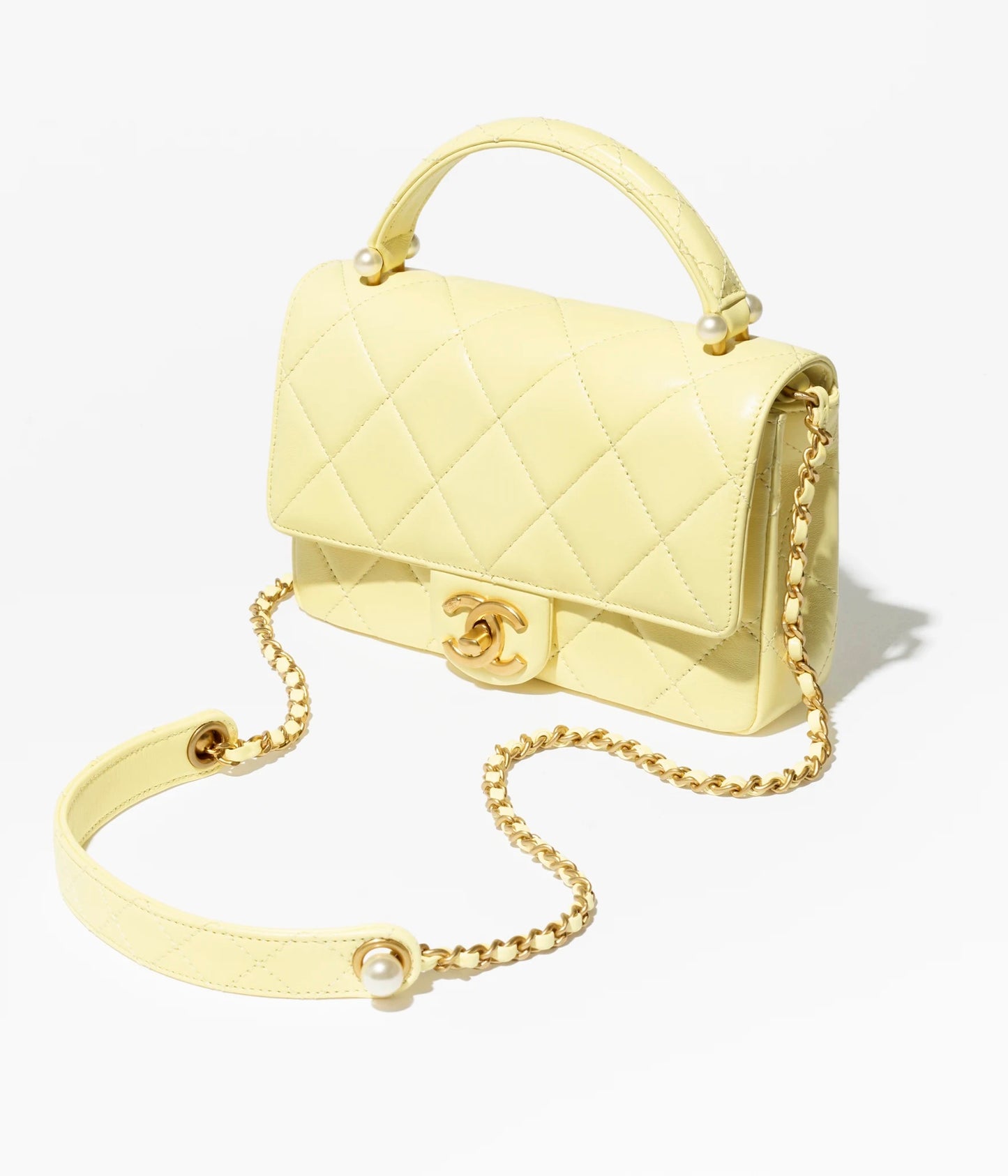 Chanel Mini Flap Bag With Top Handle