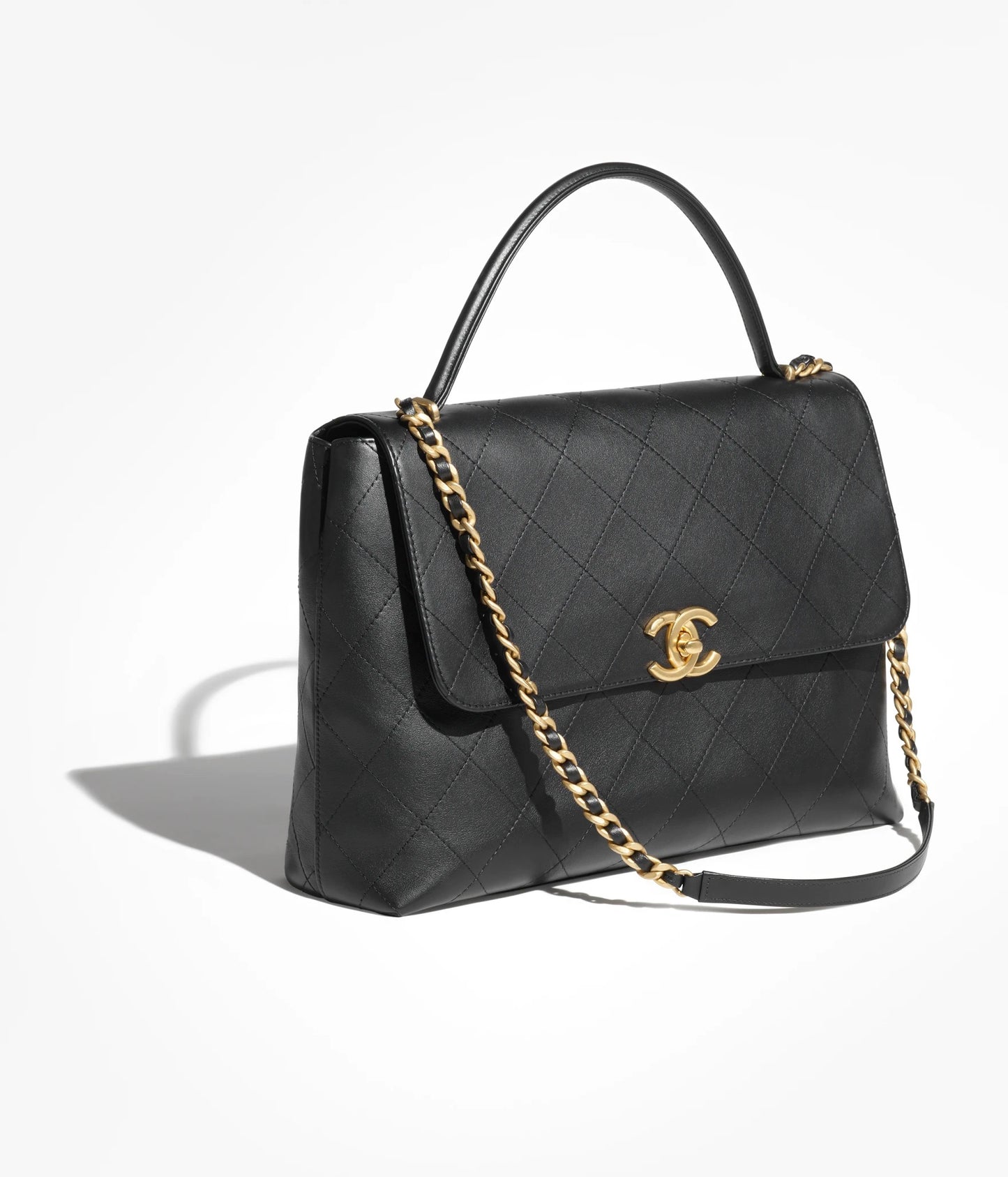 Chanel Maxi Flap Bag With Top Handle
