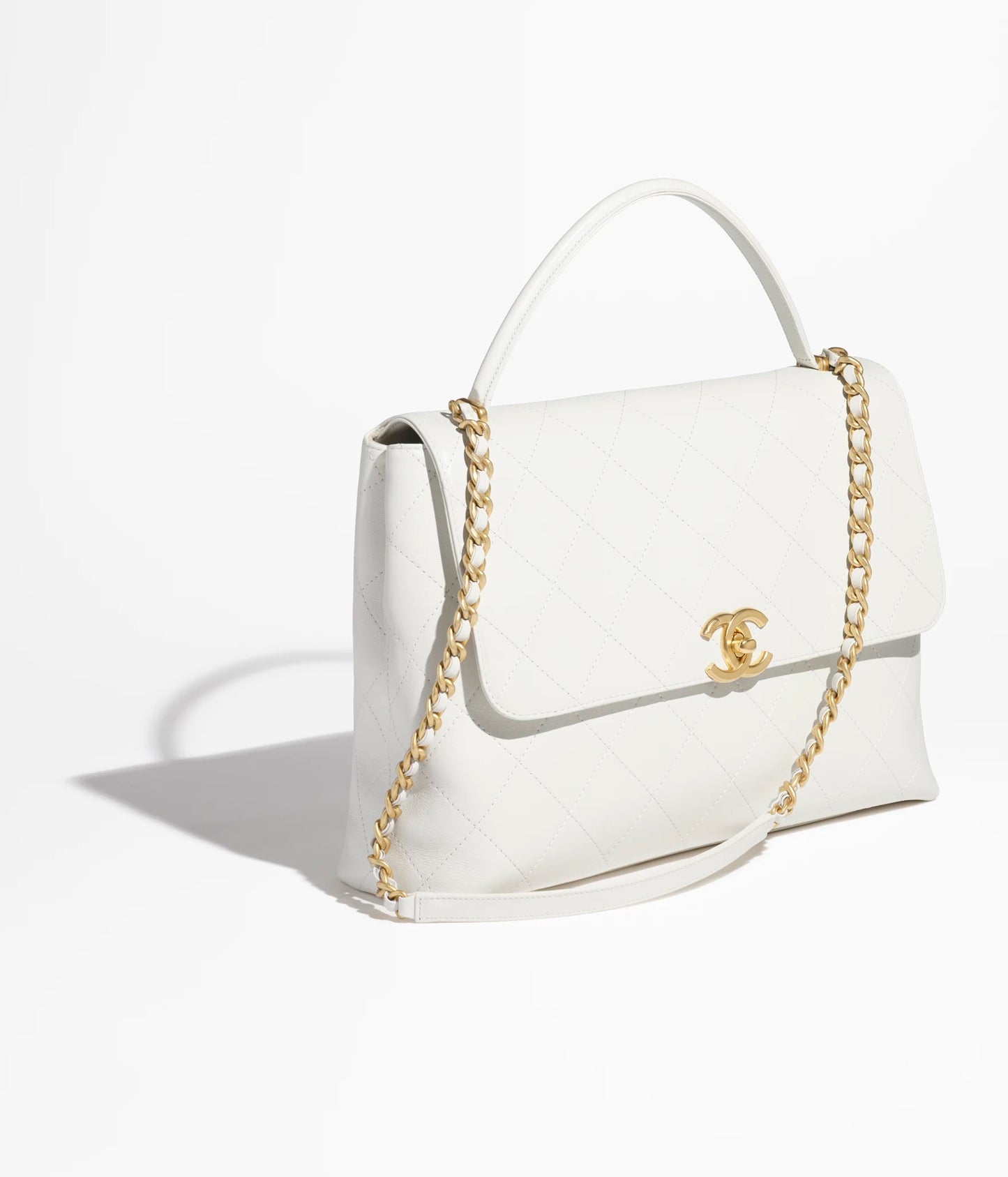 Chanel Maxi Flap Bag With Top Handle