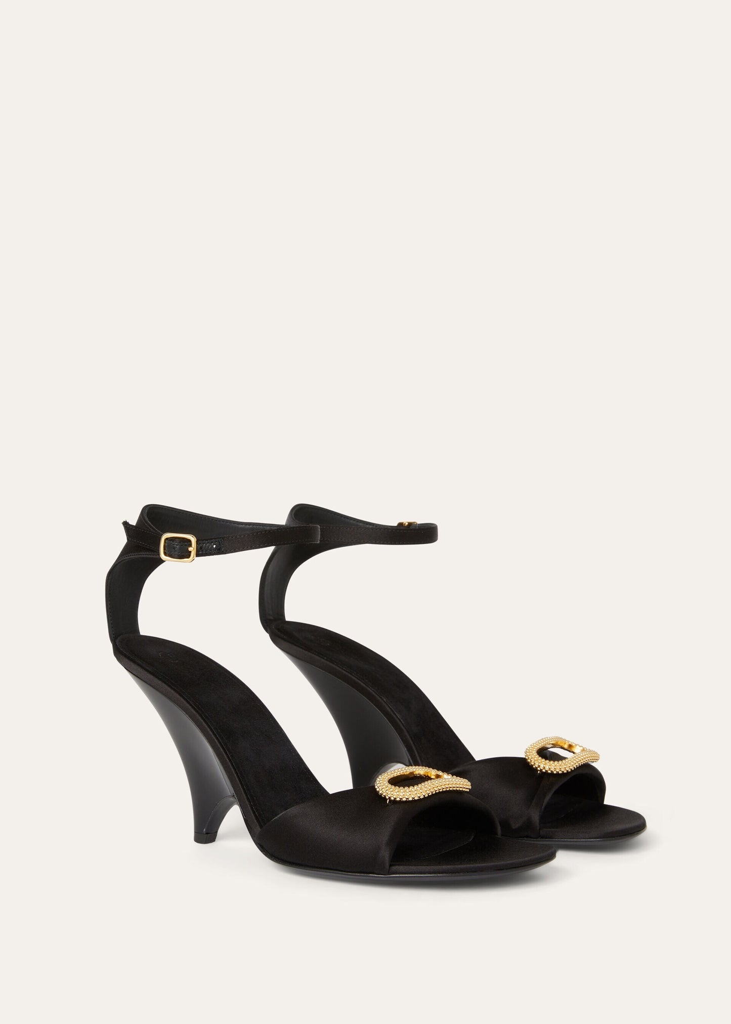 Loro Piana Olympia Heeled Sandal