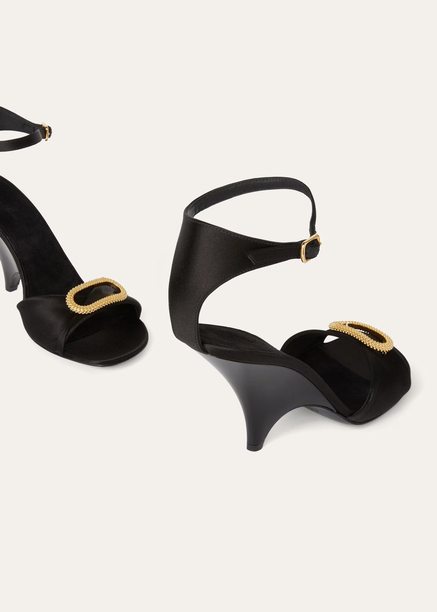 Loro Piana Olympia Heeled Sandal