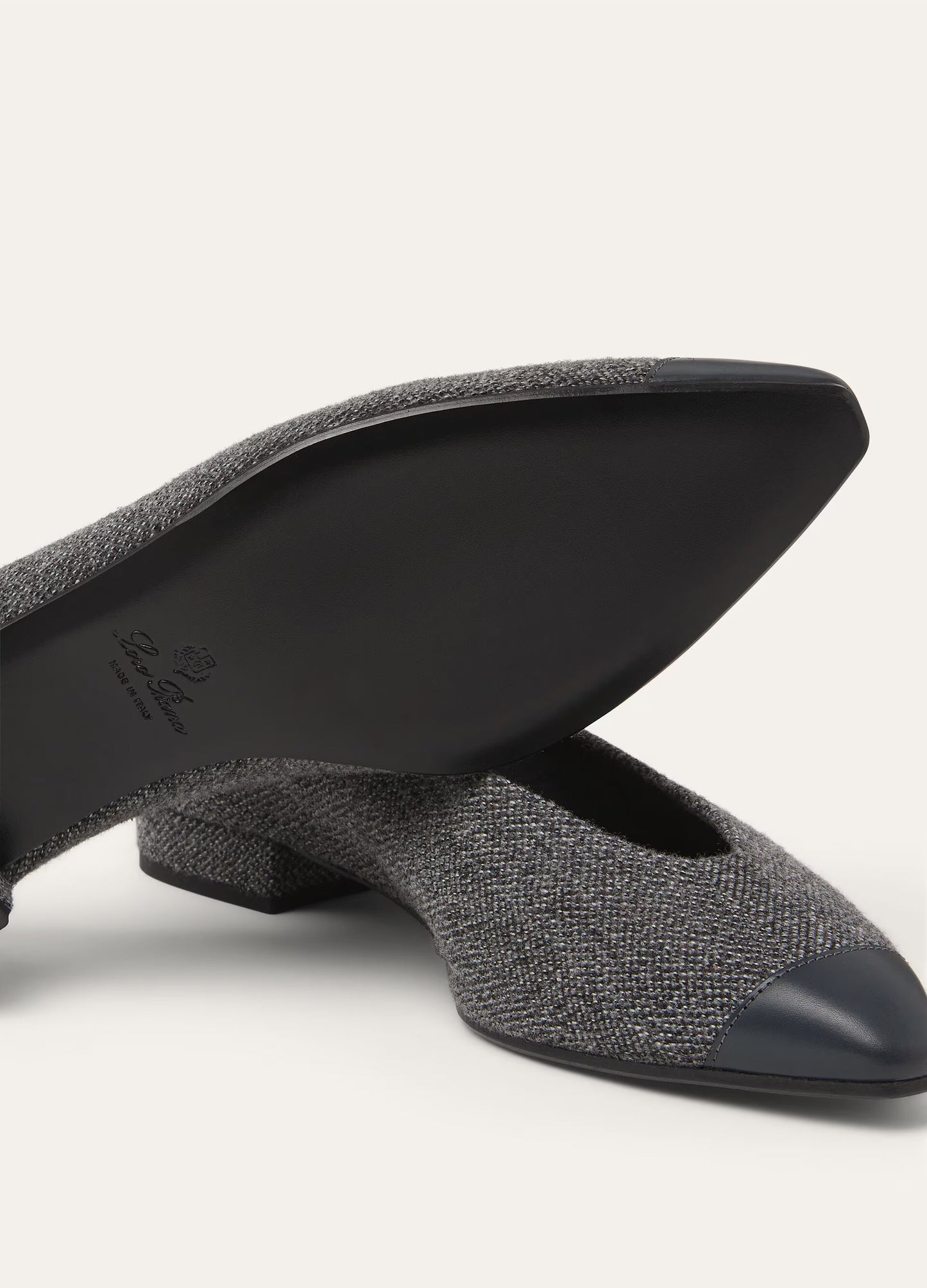 Loro Piana Rebecca Cap Toe Ballet Flat