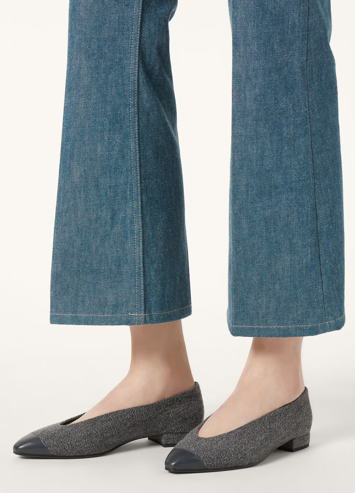 Loro Piana Rebecca Cap Toe Ballet Flat