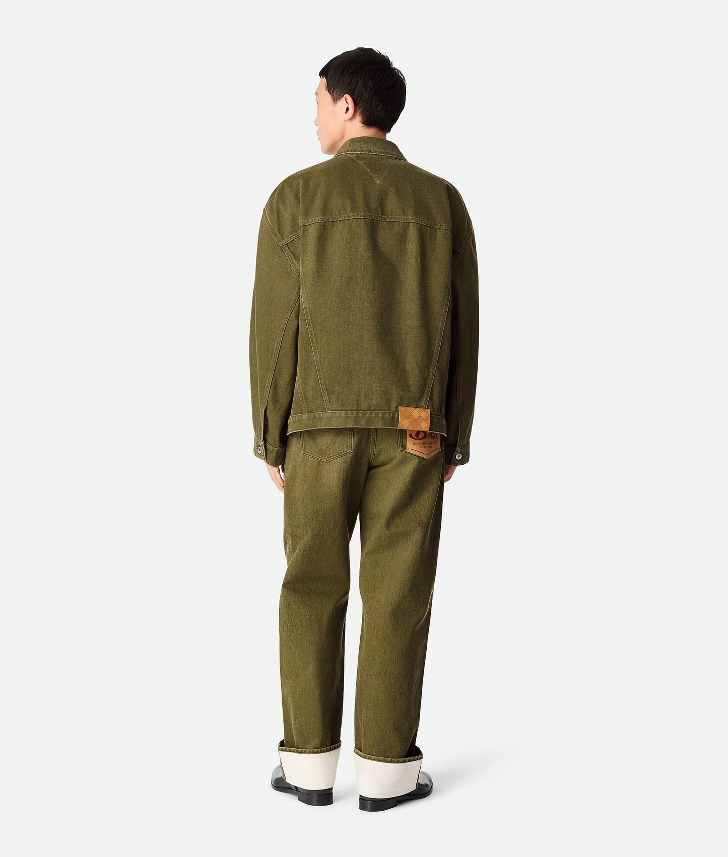 Bottega Veneta Colored Turned Up Jeans