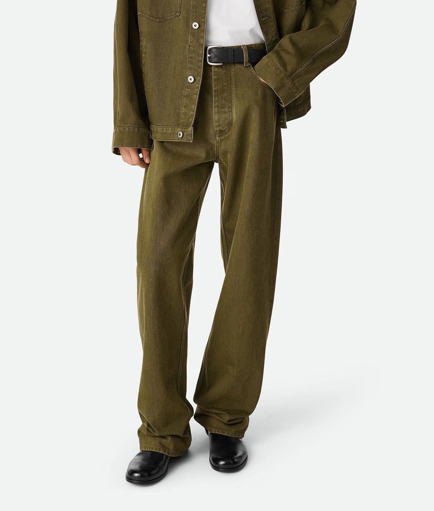Bottega Veneta Colored Turned Up Jeans