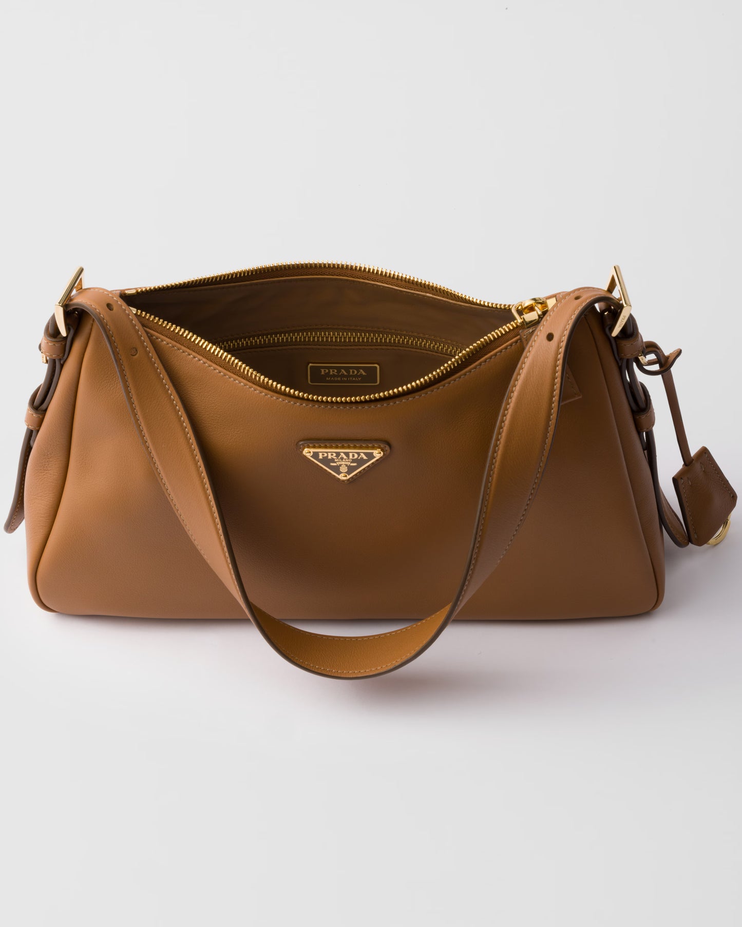 Prada Aimée Medium Leather Shoulder Bag