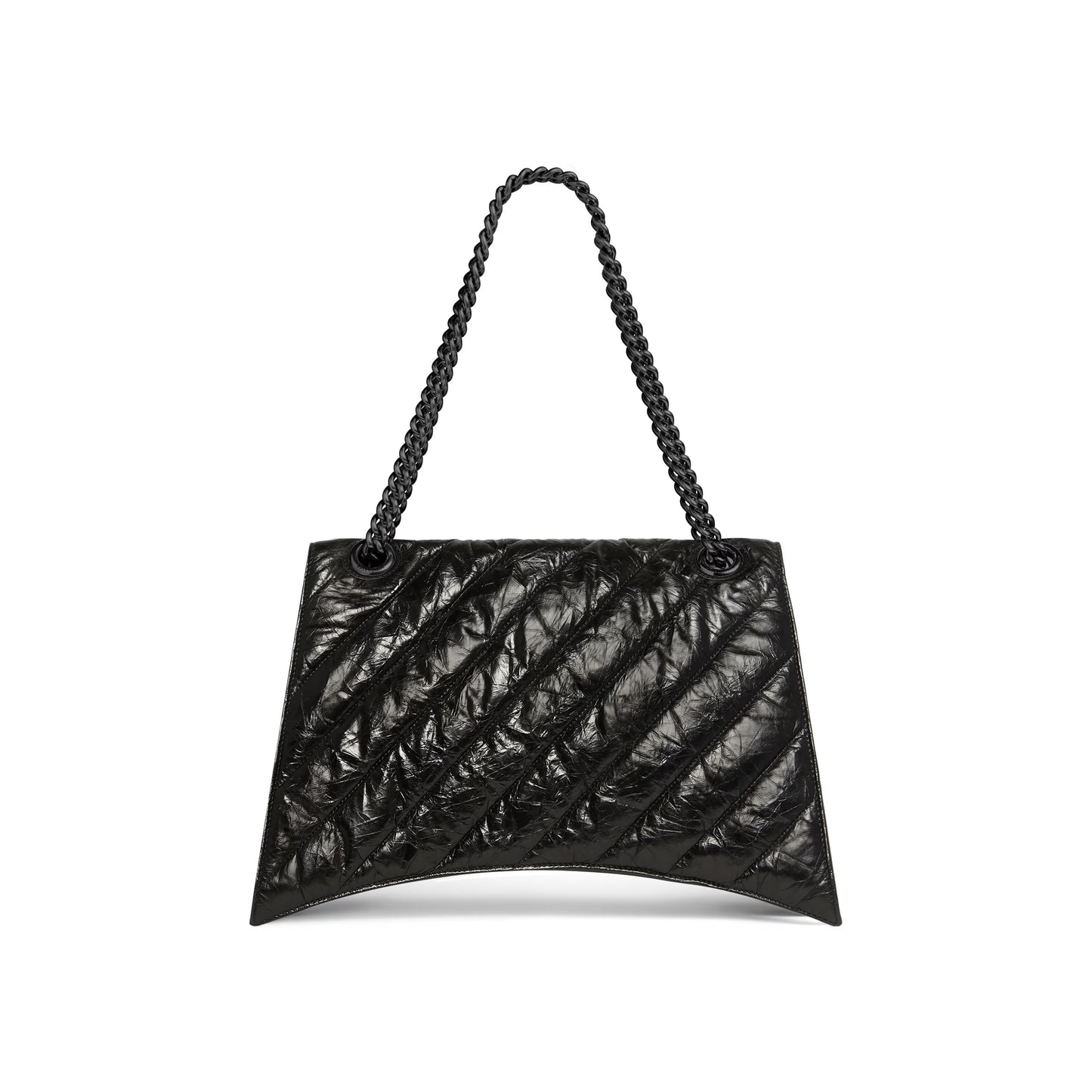 Balenciaga Crush Large Chain Bag Quilted in Black
