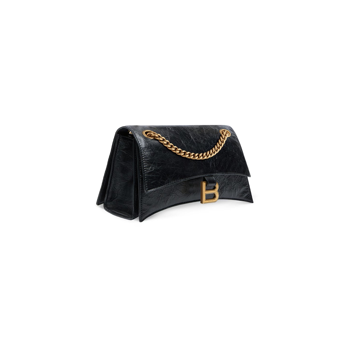 Balenciaga Crush Small Chain Bag in Black