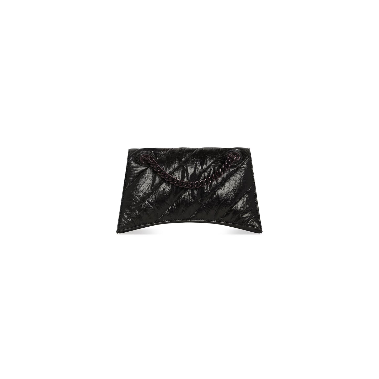 Balenciaga Crush Small Chain Bag Quilted in Black
