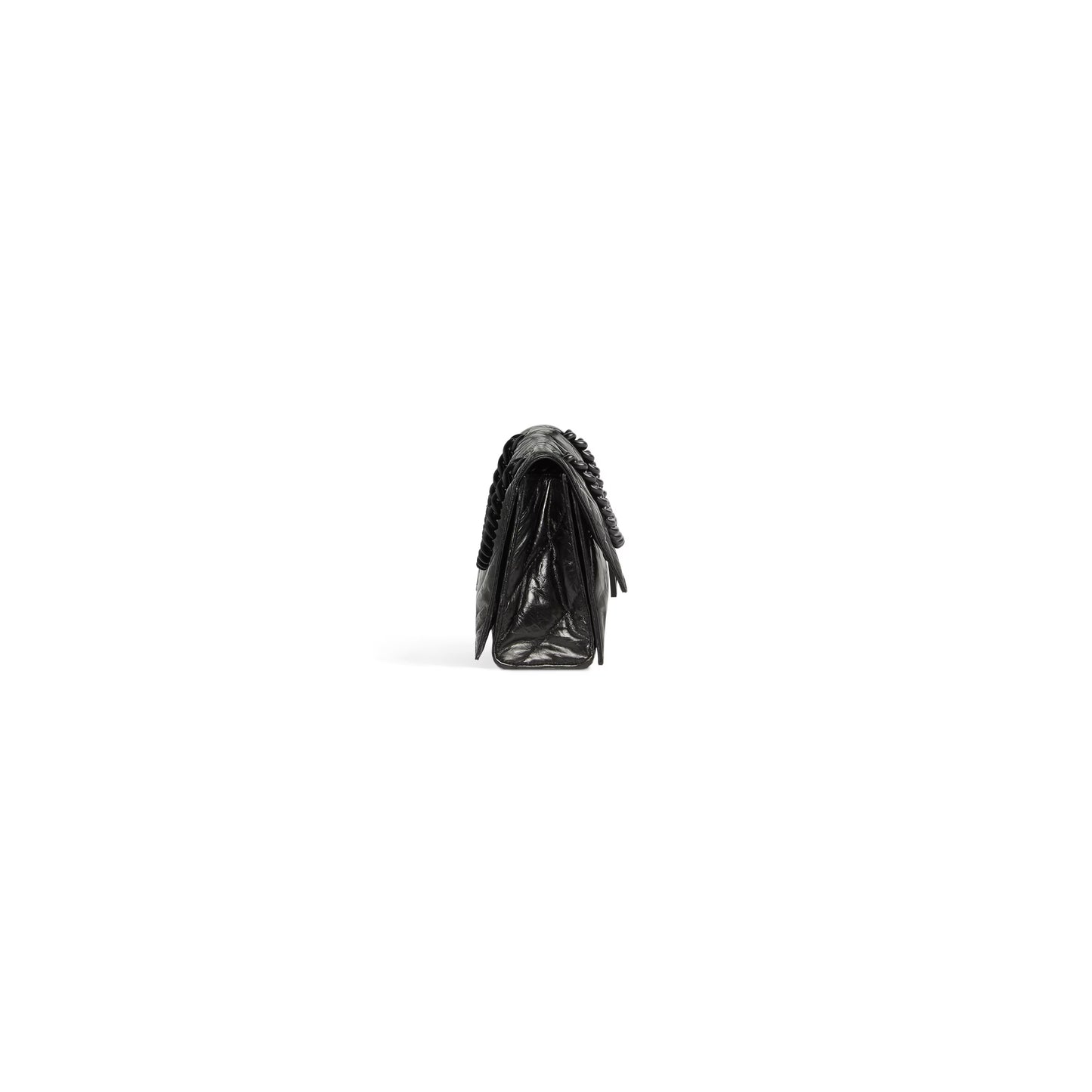 Balenciaga Crush Small Chain Bag Quilted in Black