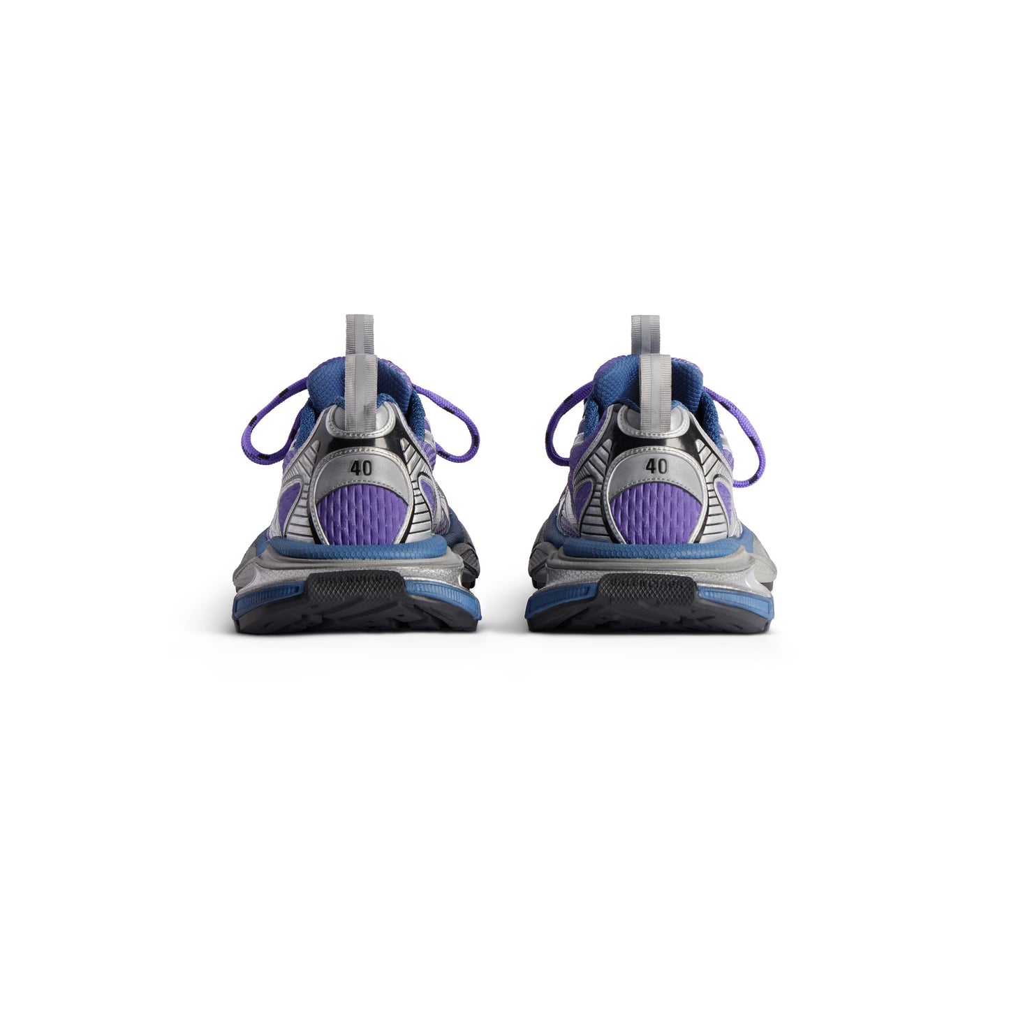 Women's Balenciaga 3XL Gradient Sneaker in Purple/Grey/Navy