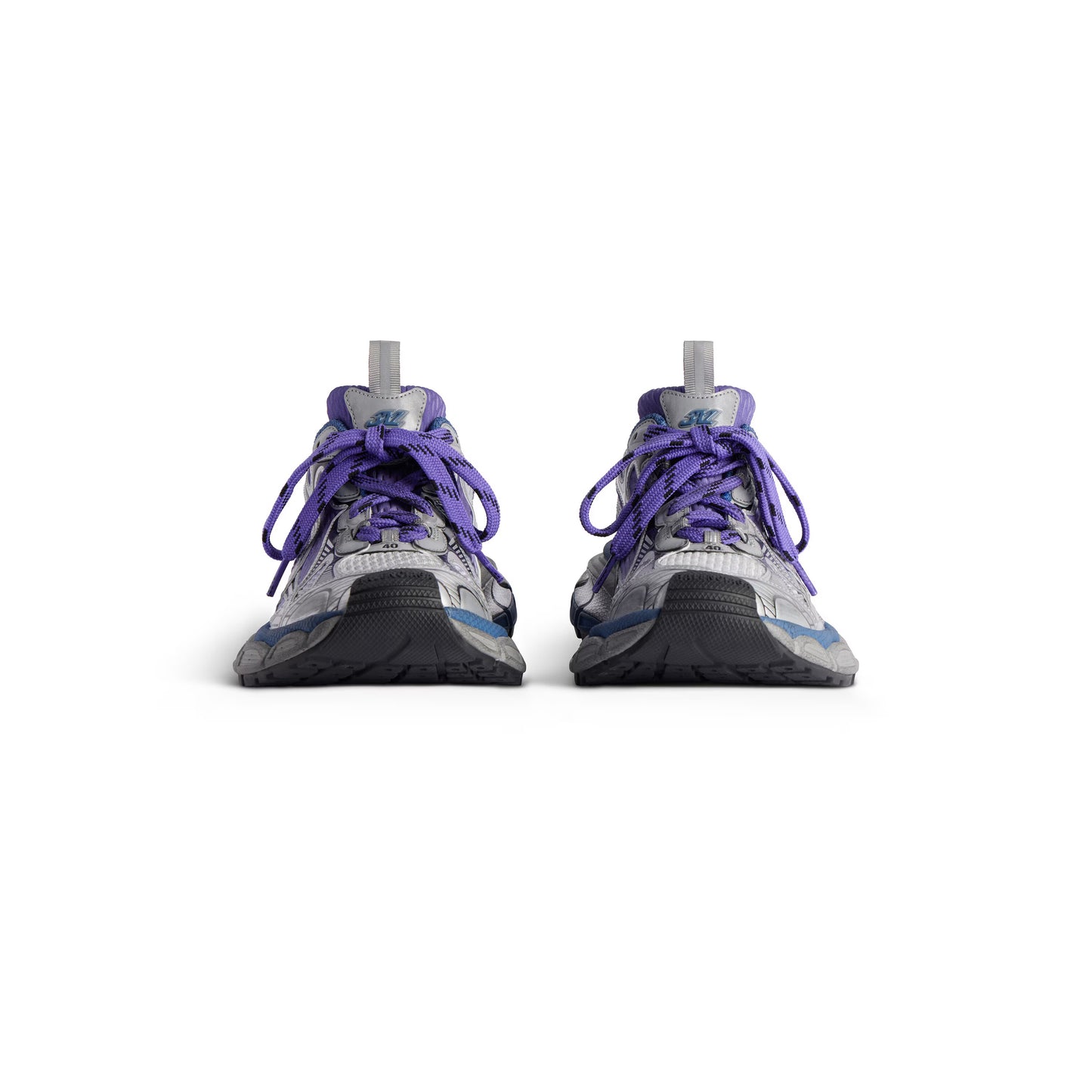 Women's Balenciaga 3XL Gradient Sneaker in Purple/Grey/Navy