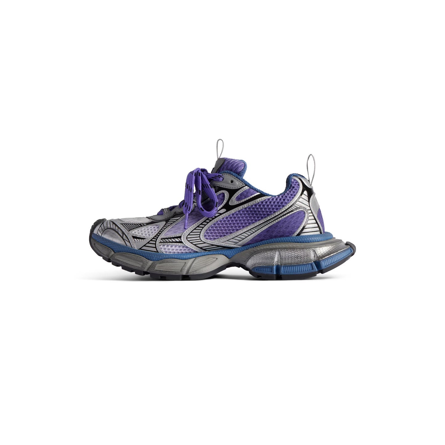 Women's Balenciaga 3XL Gradient Sneaker in Purple/Grey/Navy