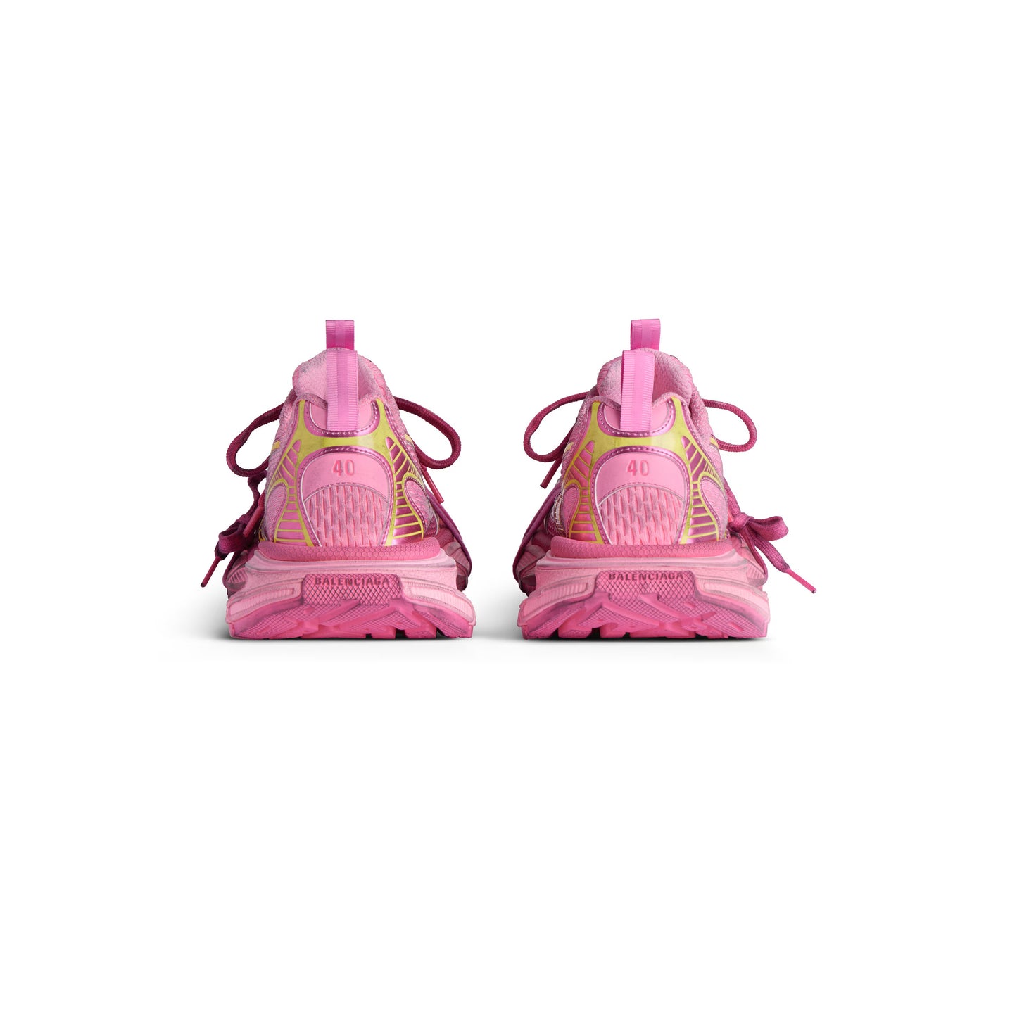 Women's Balenciaga 3XL Sneaker in Pink/Yellow