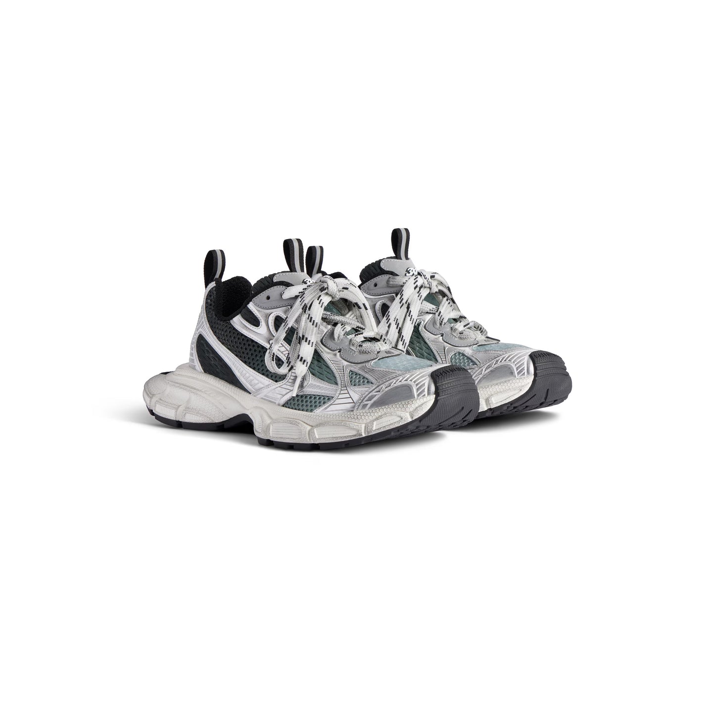 Women's Balenciaga 3XL Gradient Sneaker in Black/Grey/White