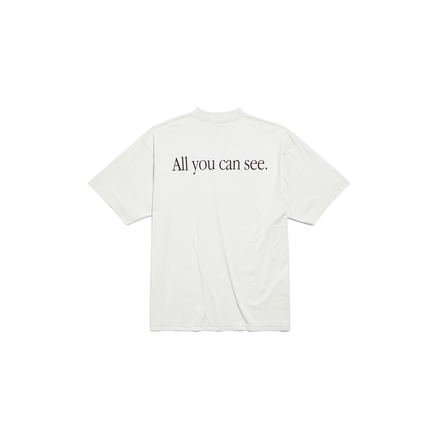 Balenciaga 360 Sunglasses T-shirt Medium Fit in Dirty White