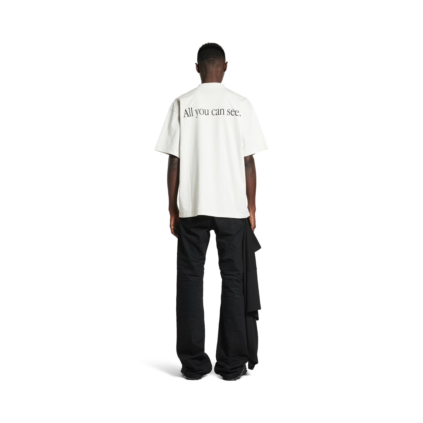 Balenciaga 360 Sunglasses T-shirt Medium Fit in Dirty White