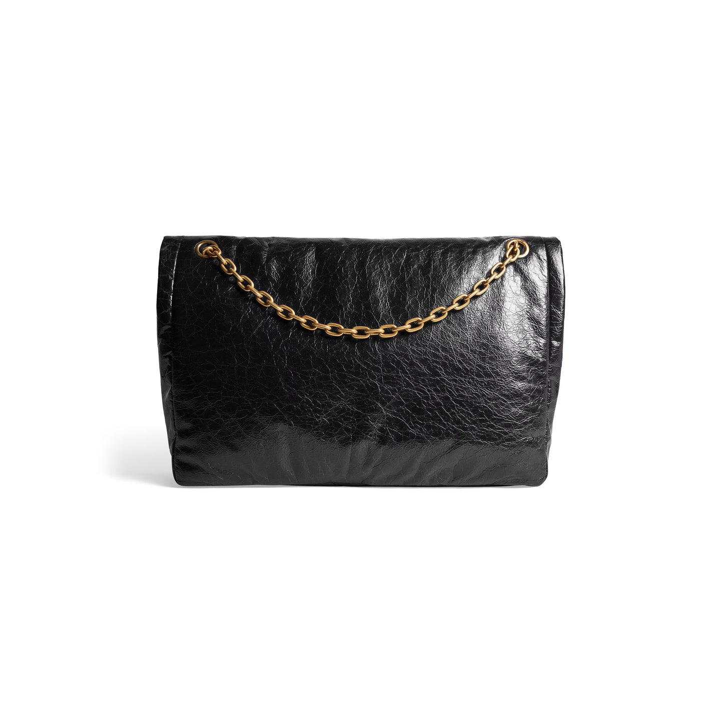 Monaco Large Chain Bag in Black