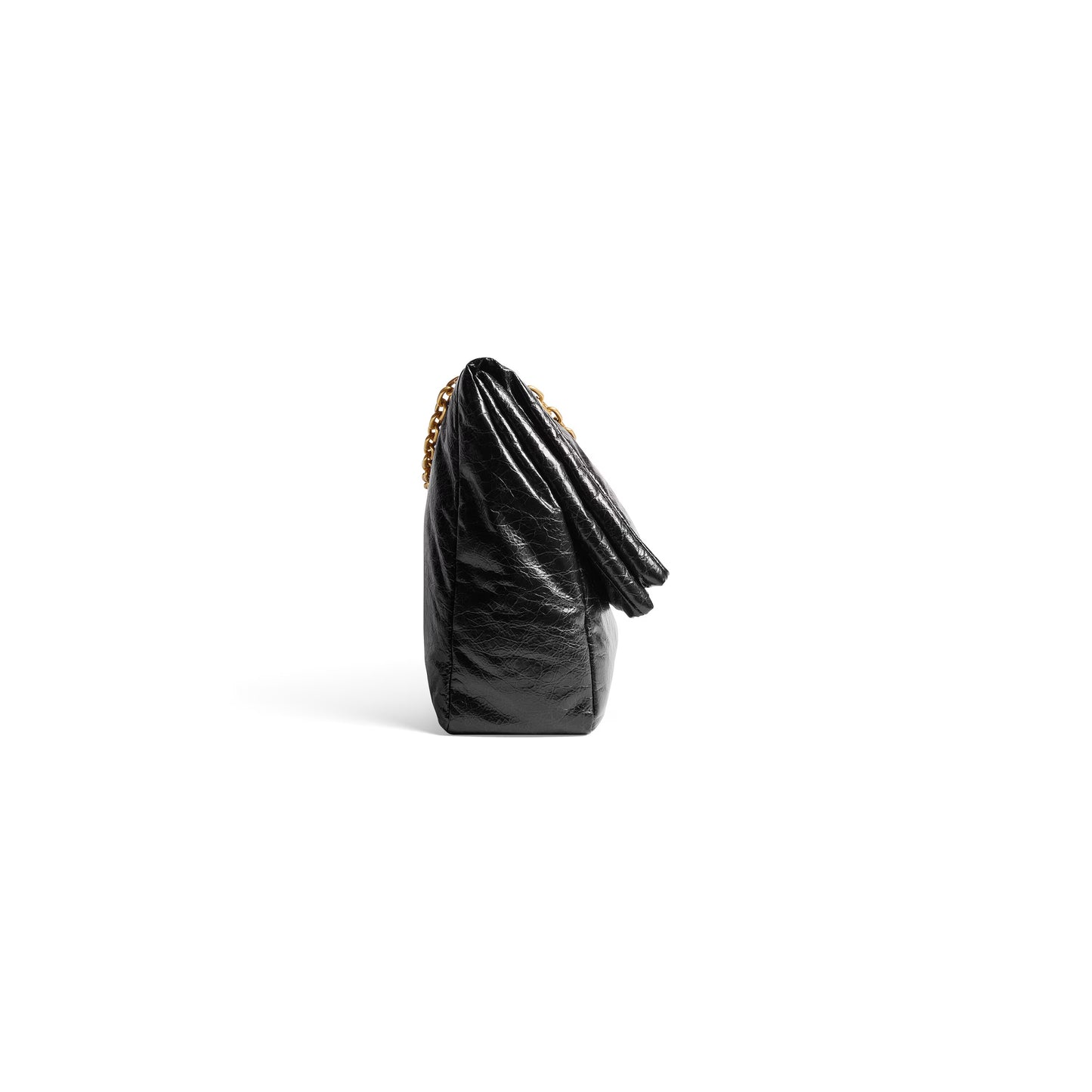 Monaco Large Chain Bag in Black