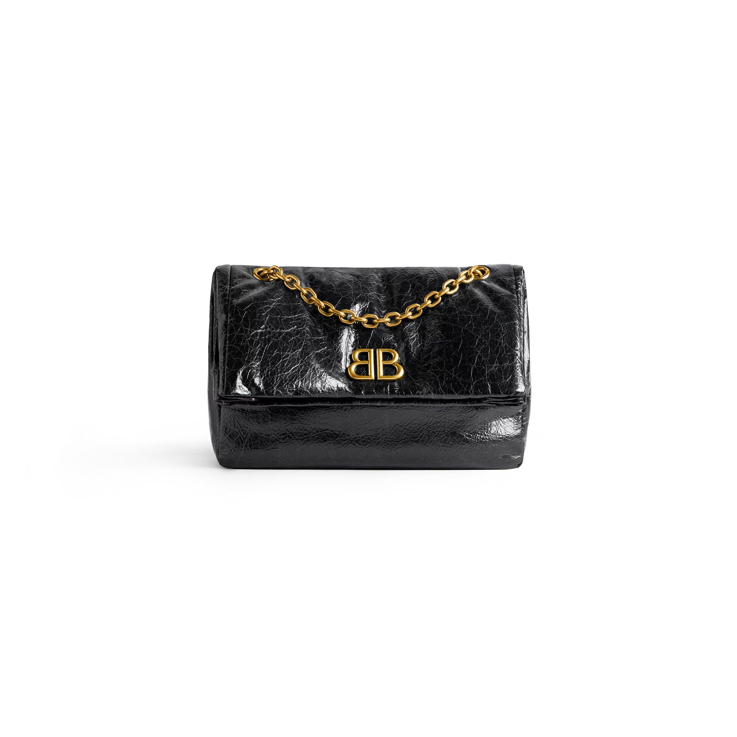 Balenciaga Monaco Small Chain Bag in Black