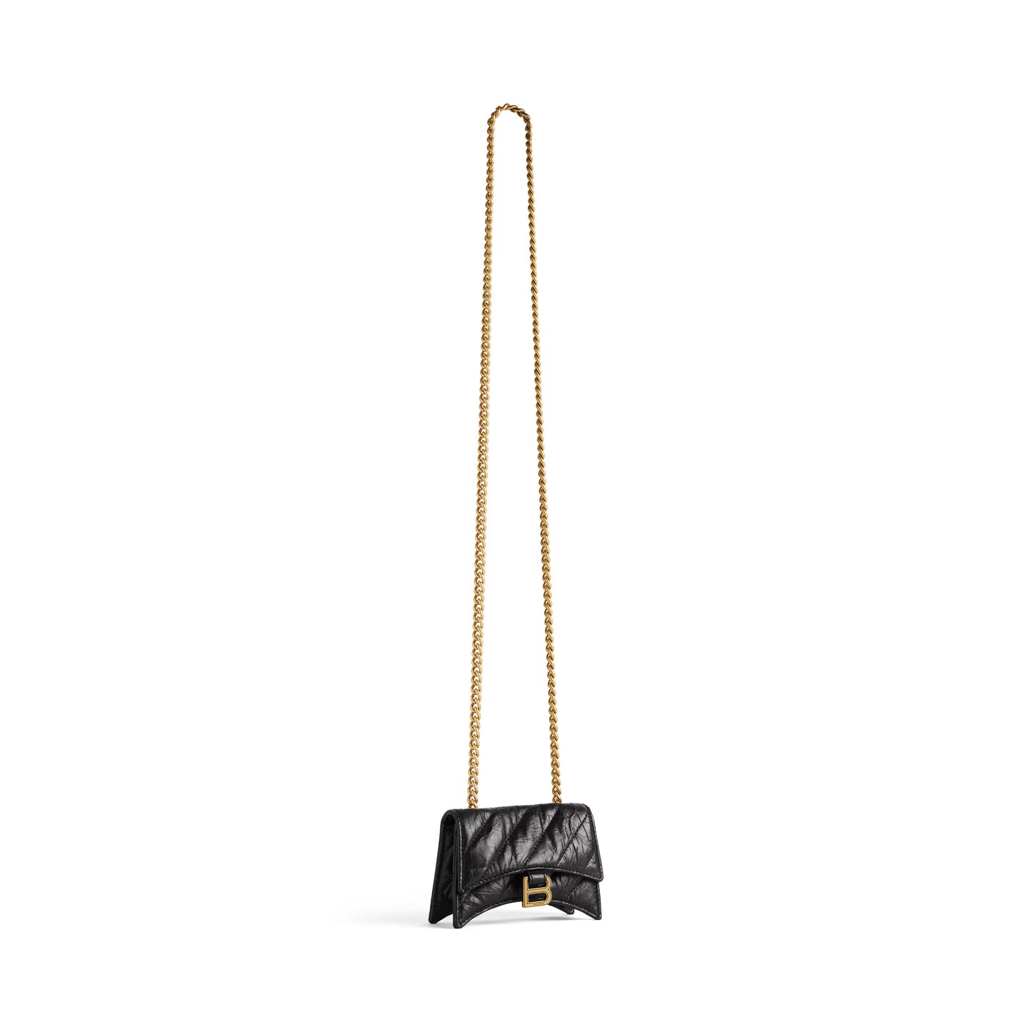Balenciaga Crush Mini Chain Bag Quilted in Black