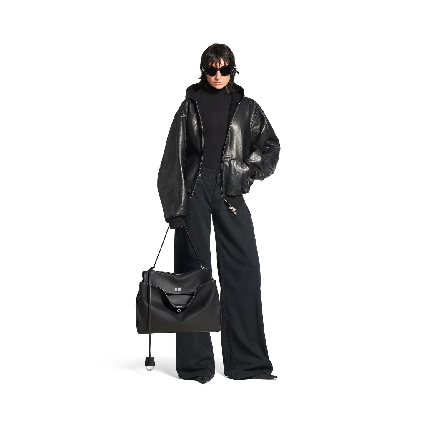 Balenciaga Rodeo Large Handbag in Black