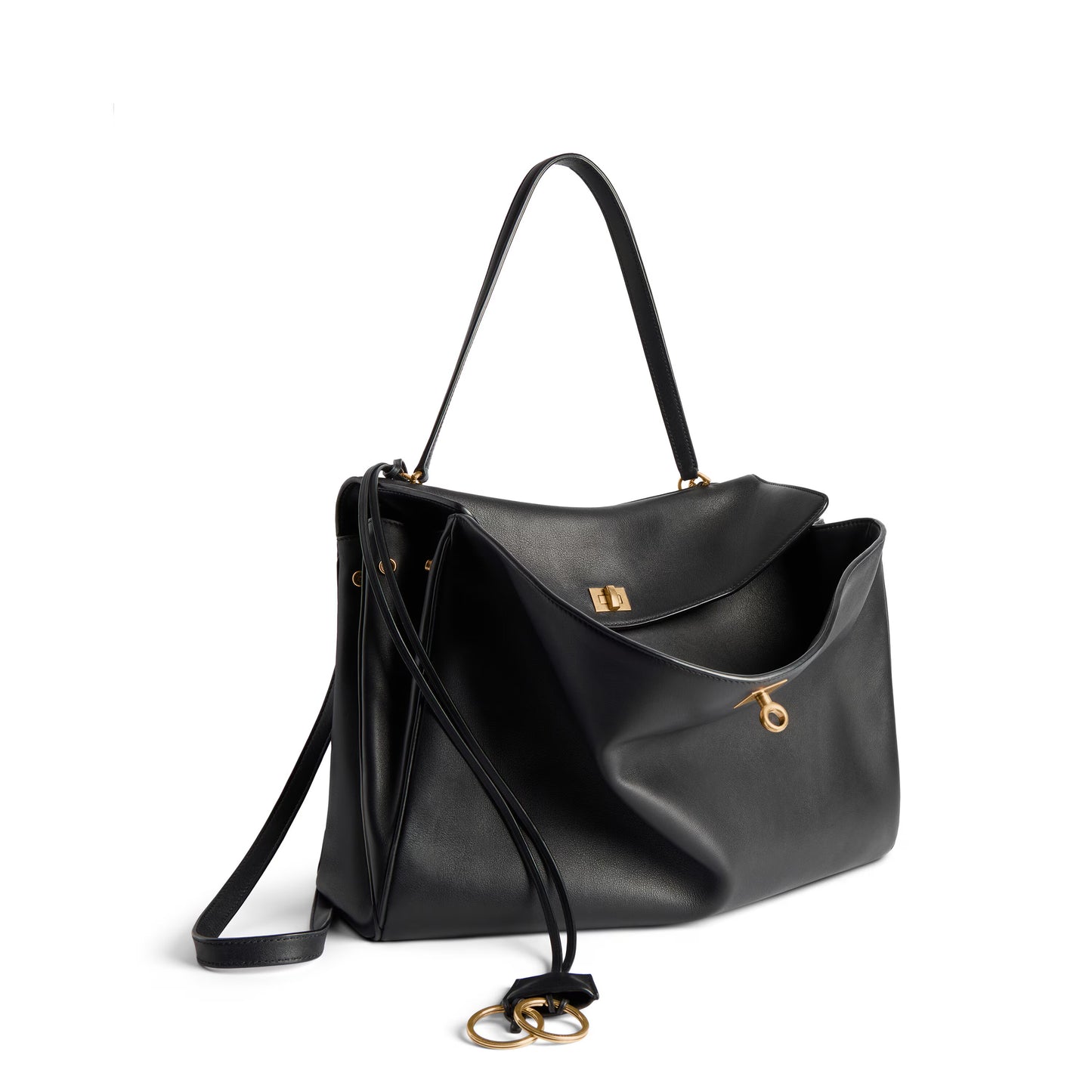 Balenciaga Rodeo Large Handbag in Black