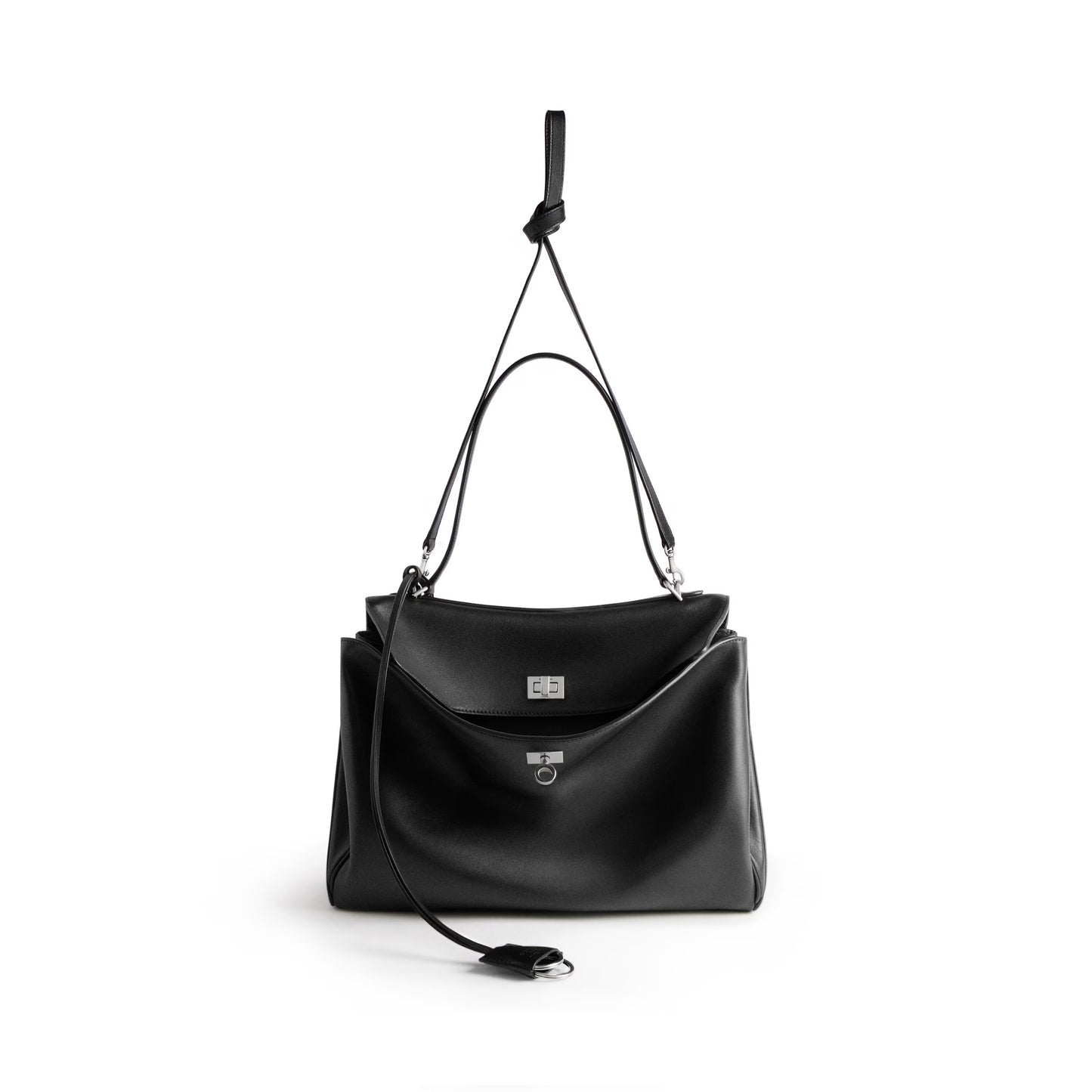 Balenciaga Rodeo Medium Handbag in Black