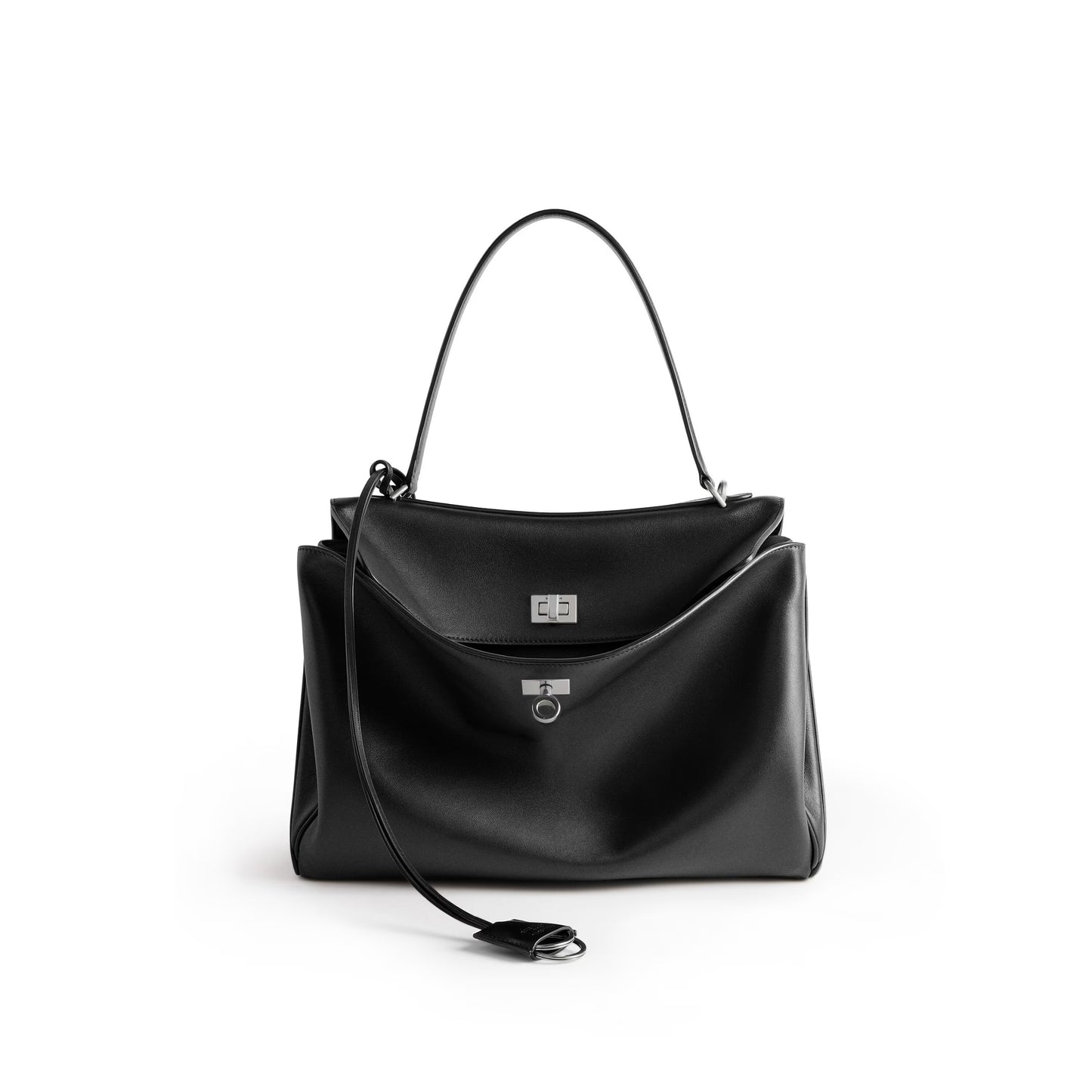 Balenciaga Rodeo Medium Handbag in Black
