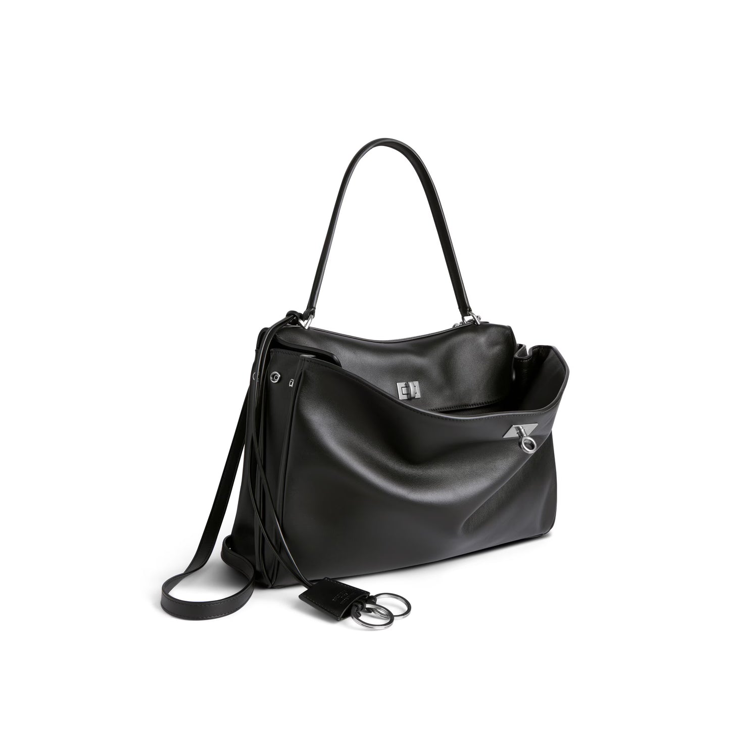Balenciaga Rodeo Medium Handbag in Black